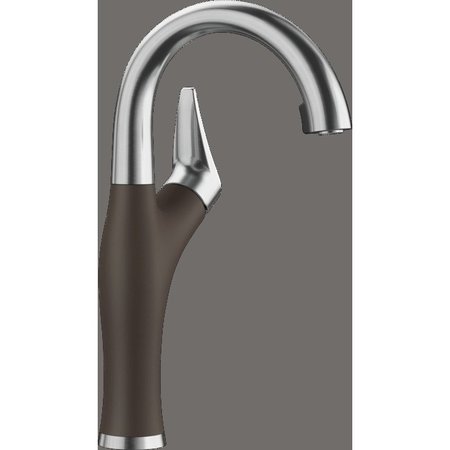BLANCO Artona Bar Faucet 1.5 GPM - PVD Steel/Cafe 526380